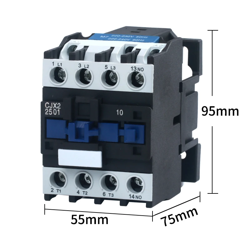 CJX2-2510/CJX2-2501 серебряный контакт контактор переменного тока CJX2series-контактор Kailan