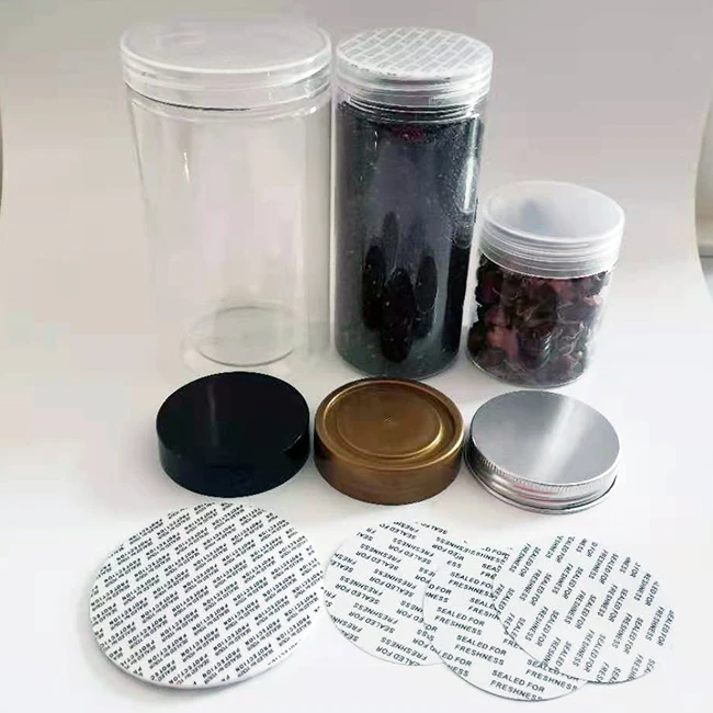 5.5x20cm plastic spice jar pet with aluminium cap