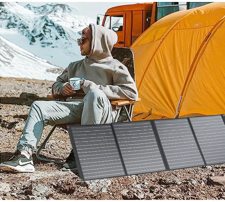 Monocrystalline Silicon Foldable Solar Panel 60w 80w 100w 200w 300w 400w Portable Folding Solar Outdoor Camping