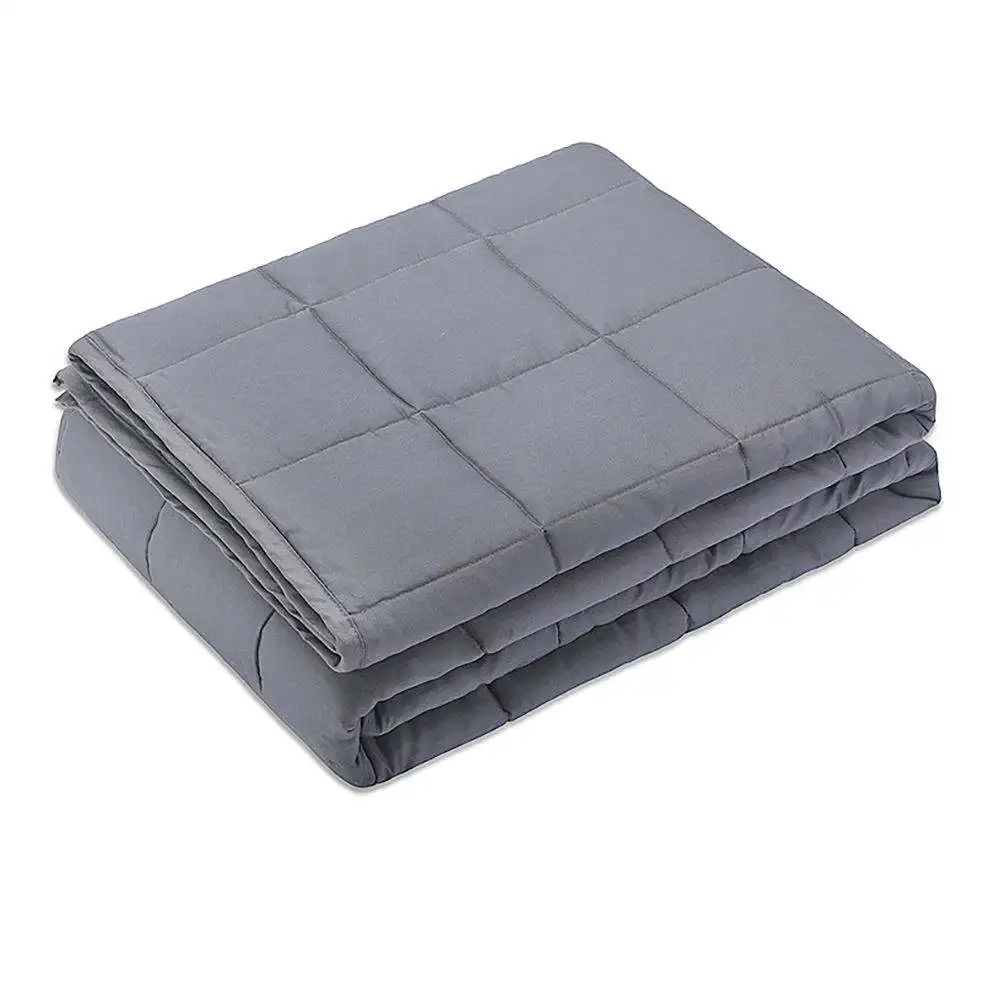 Best sell Recycled blanket 15 lbs 48x72in cooling heavy weighted sleep blanket for kids