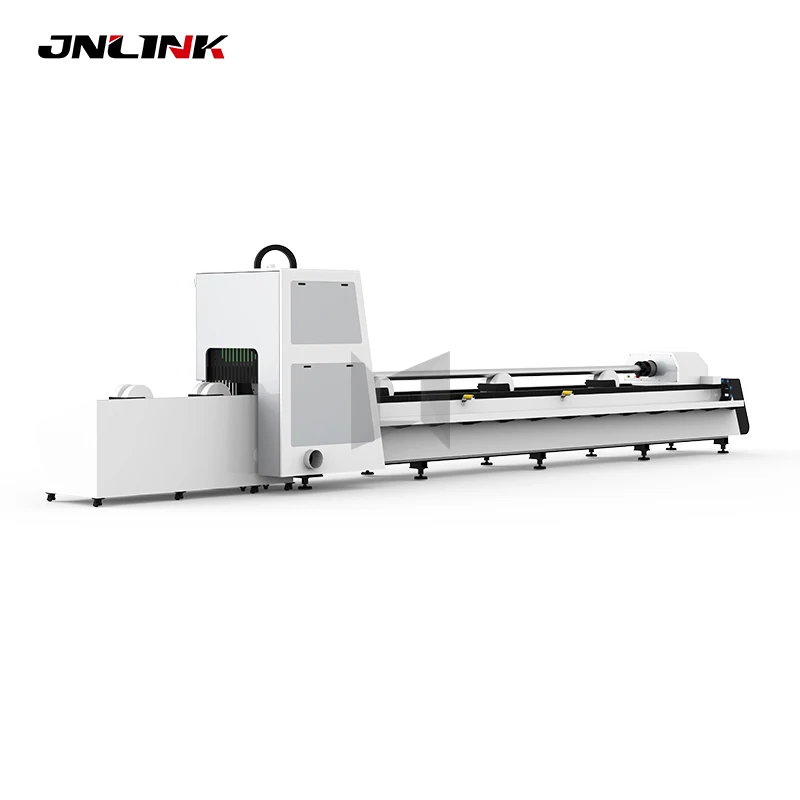 2020 Jinan round square H L shaped 3d laser tube cutting equipment / stainless steel pipe fiber cutting machine