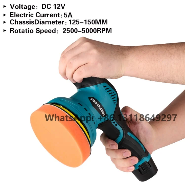 Multifunctional Rotary Car Paint Polisher 12v Cordless Car Polisher