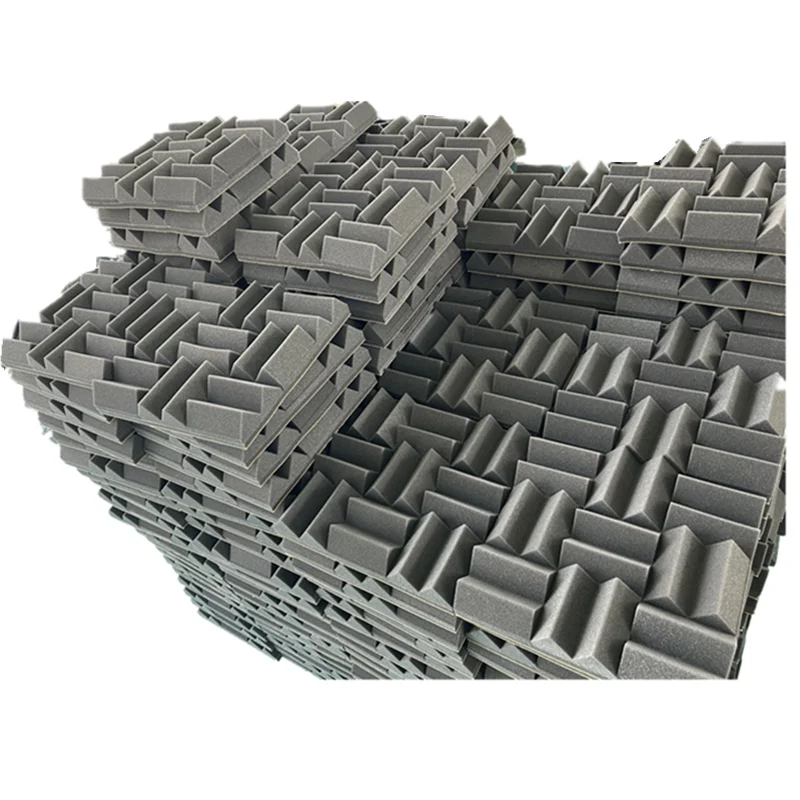 High Quality Fireproof Acoustic insulation foam Soundproof studio sponge with adhesive backing