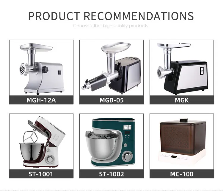 De Maria household Home Use Aluminum+SS material Meat Mincer Electric Meat Grinder