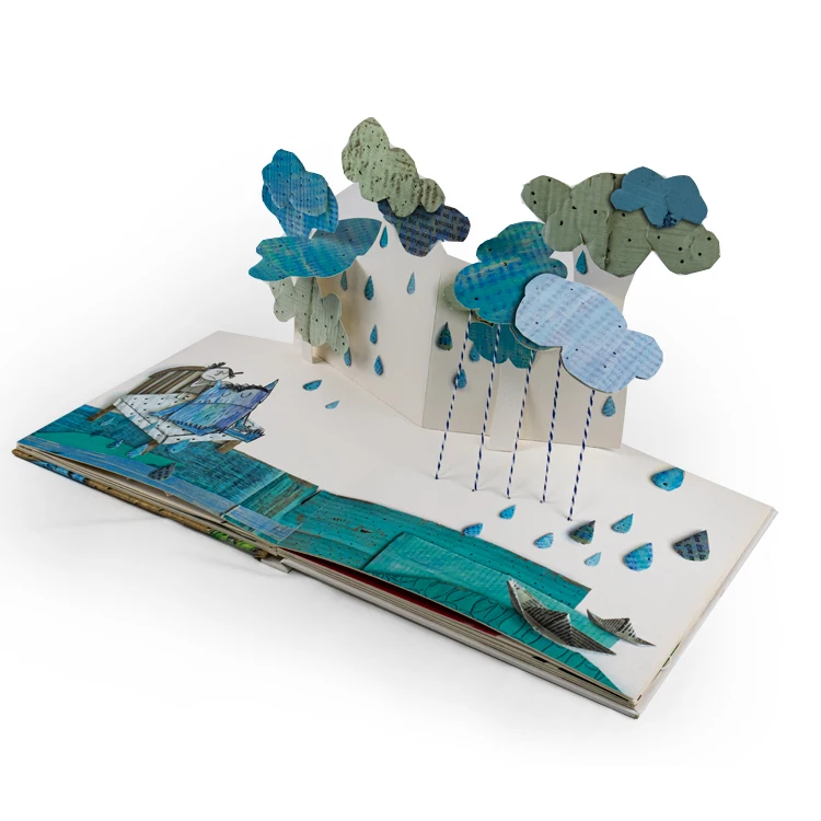 High Quality Book Cheap Art Paper Hardcover Children Story 3D Pop Up Book Printing