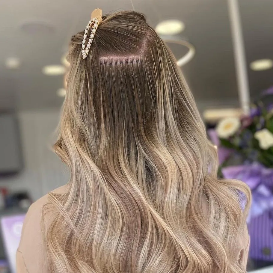 Italy strong glue Pre-Bonded I Tip Hair Extensions Stick Tip Cold Hair 100% Virgin Cuticle Remy Keratin Human Hair extensions