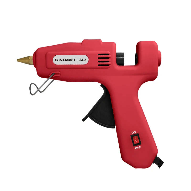 Hight power hot melt glue gun adhesive tool kit hot copper nozzle  adhesive heat melt silicon glue gun
