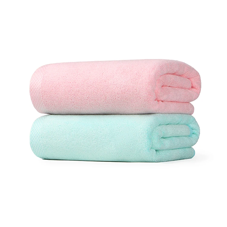 Good quality 100%bamboo terry white clothing kids mini towels and rags with bag package