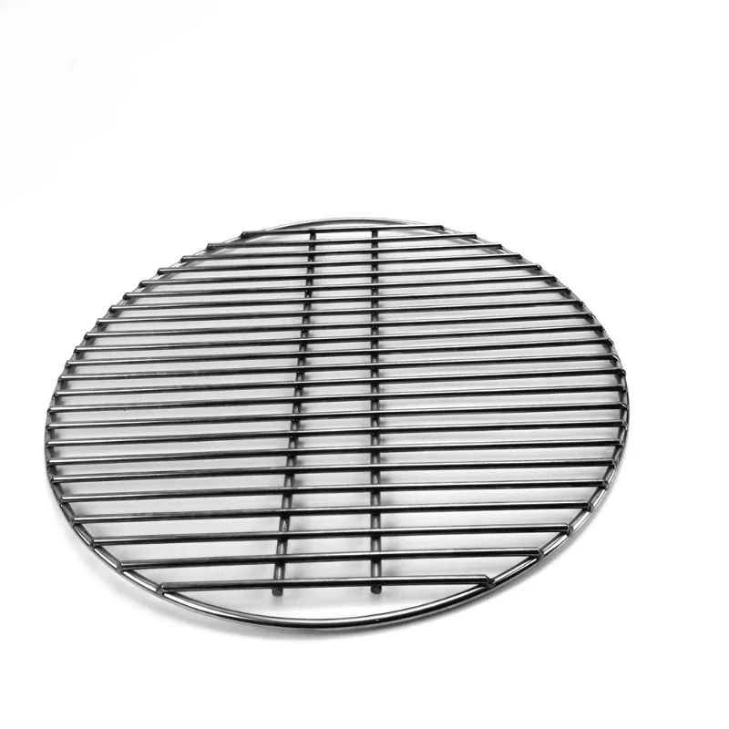 Stainless Steel Barbecue Round BBQ Grill Net/mesh/rack/grate/steam Mesh Outdoor Charcoal Bbq Grill Other Accessories Silver