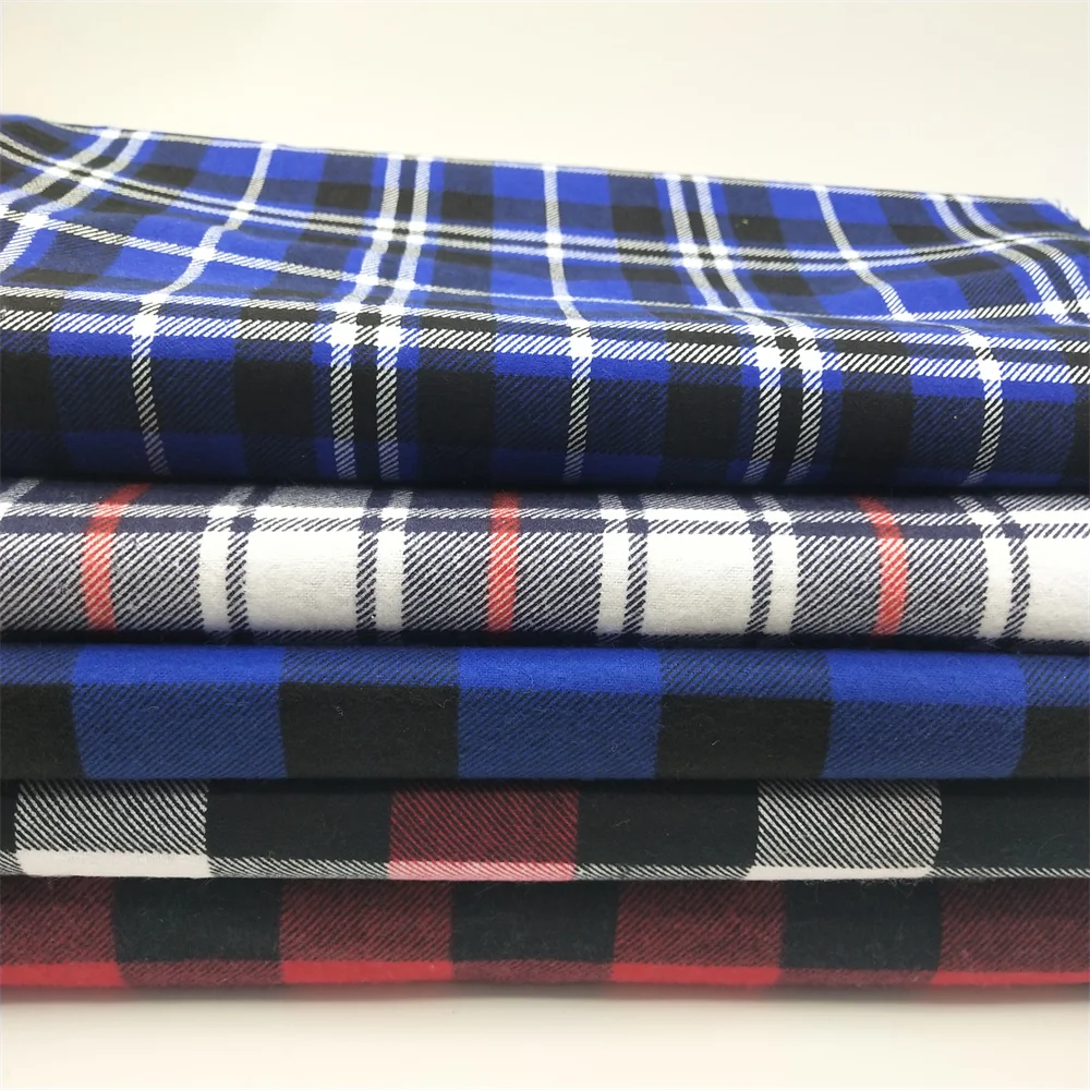 cheap double side brushed bleached white cotton flannel cleaning cloth flannel fabric flannel and kids fabric on sale