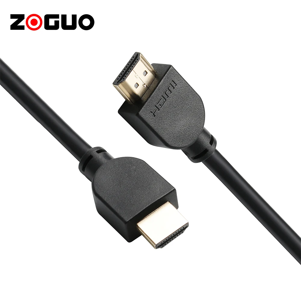 HDMI 1M 2M 4M 10M 2K 4K 2.0 1080P Portable Black Color Custom HDMI Cable For Computer TV