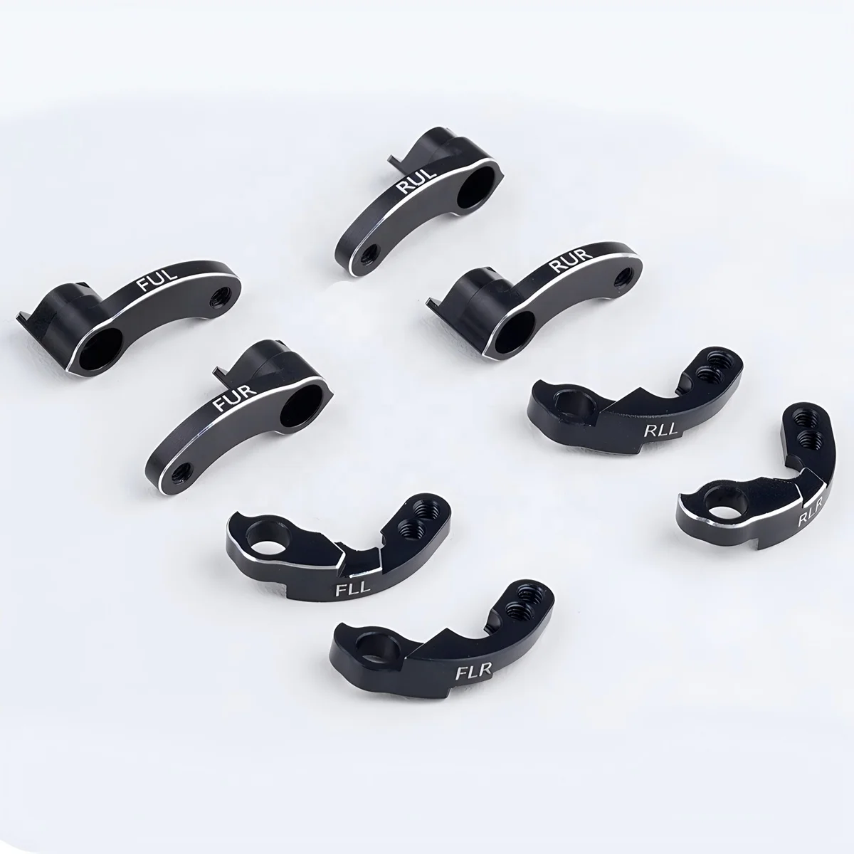 Adjustable Metal Mount Upgrade Lift Kit for 1/18 RC Traxxa s TRX4M Crawler Car