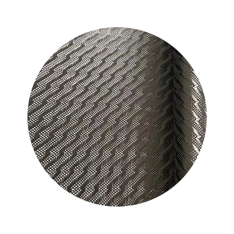 Special Weave Colored Jacquard Carbon Kevlar Aramid Hybrid Fabric