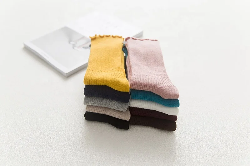 
Wholesale Soft Plain Long Socks Woman Girls Loose Slouch Socks 