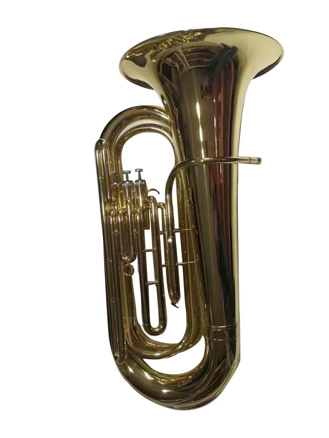 China manufacture 3/4 model tuba yellow brass high quality tuba