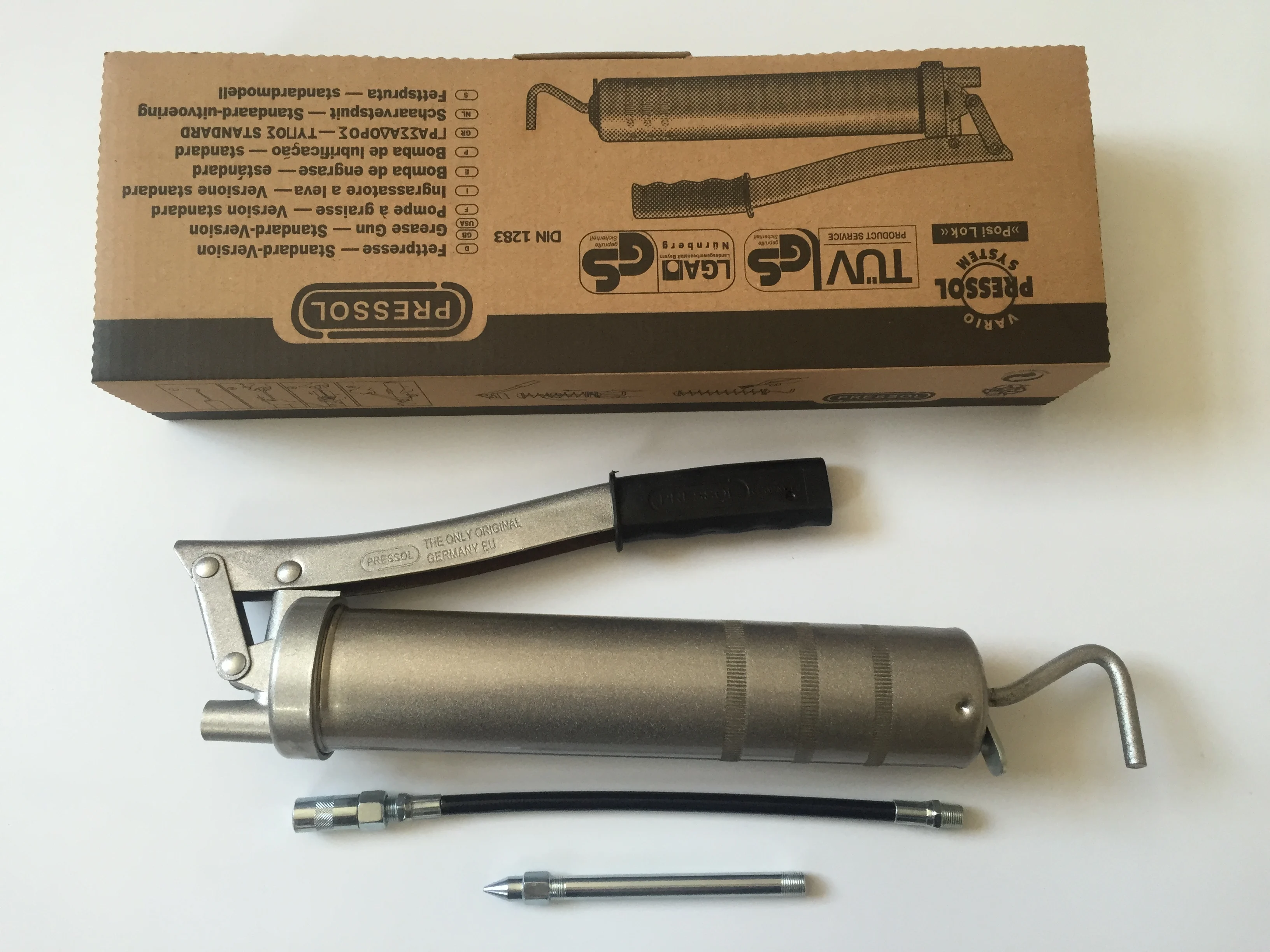 Hot sale germany pressol grease gun 400cc 500cc 600cc 900cc alemite grease gun parts auto parts made in china