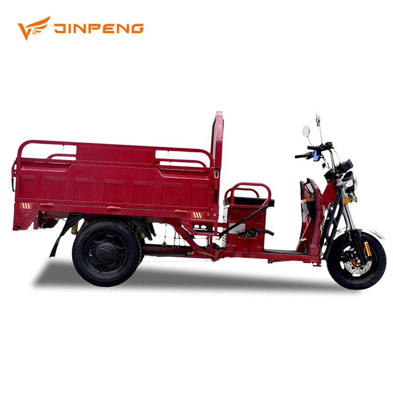 JINPENG Quality Electric cargo tricycle Three Wheel motorcycle Tricycle Adult cheap price