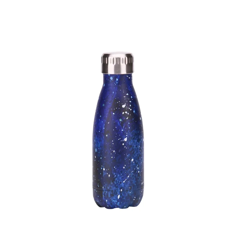 25oz Colorful Stainless Steel custom logo water bottle Double Wall Thermal Sports Cola shaped Vacuum Bottle with Lid