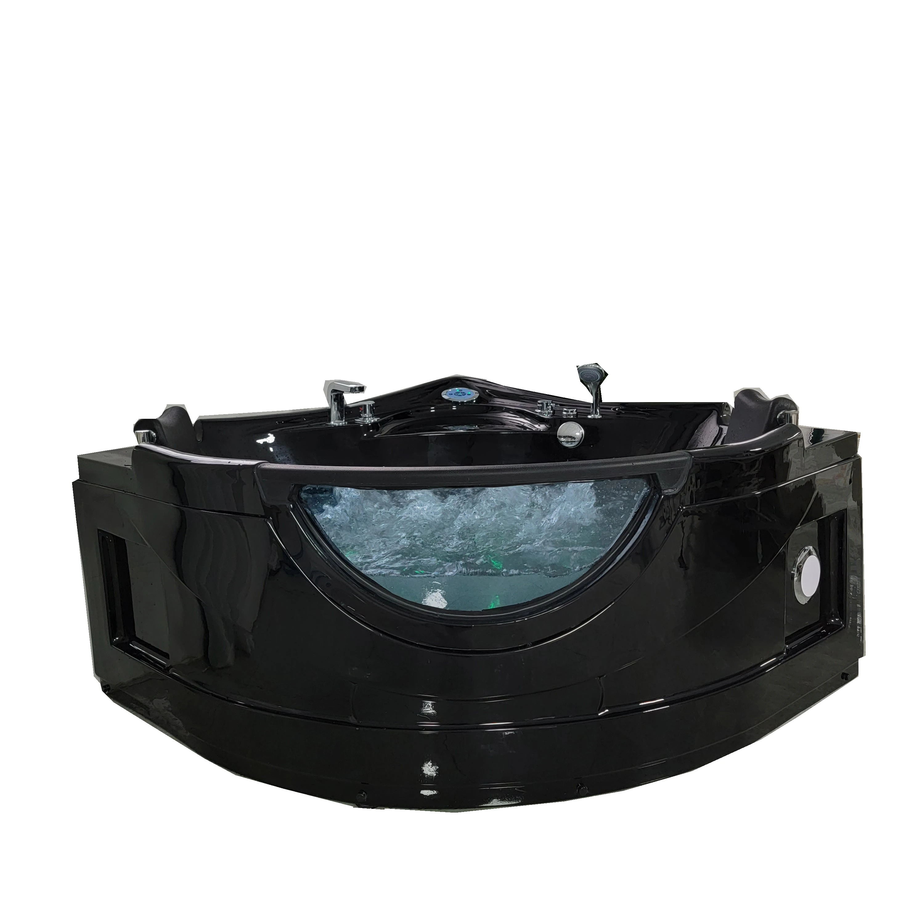 Роскошная прозрачная закаленная стеклянная гидромассажная Ванна из акрила для 2 человек