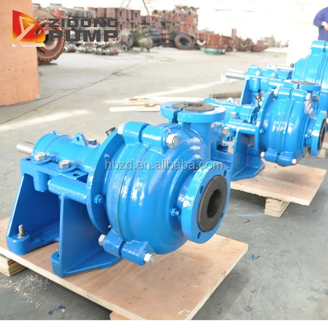 horizontal type corrosion resistant rubber liner slurry pump for palm oil mill waste water sludge pump