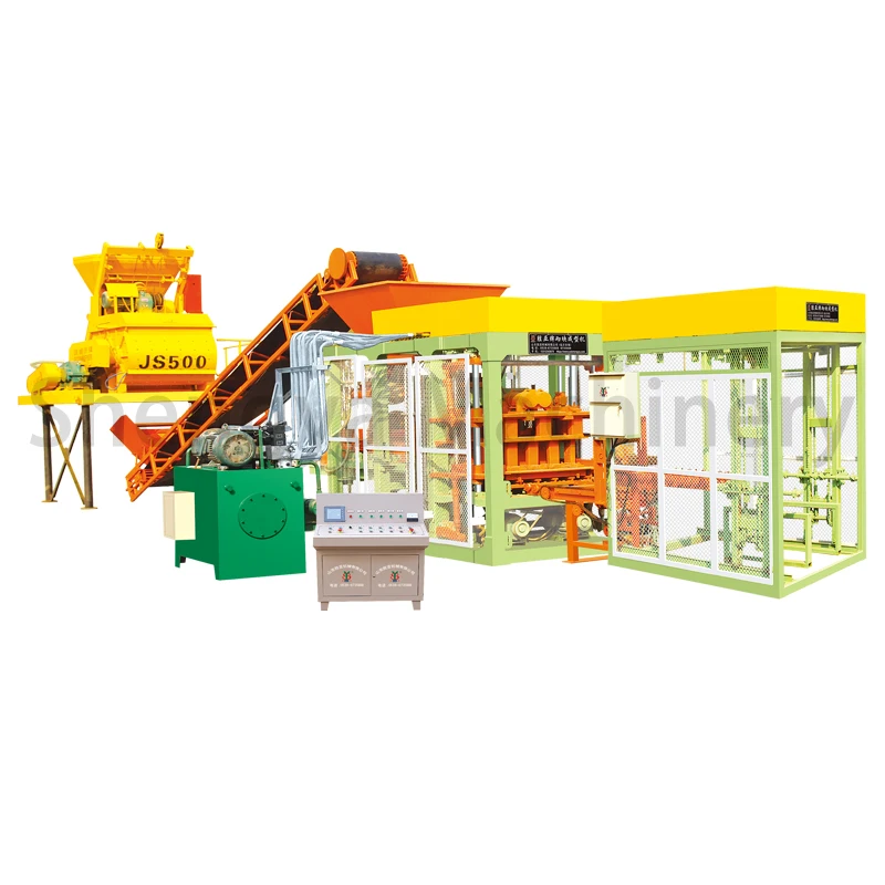 wholesale qt4-15 icf block making machine brick machine making automatic concrete block machine