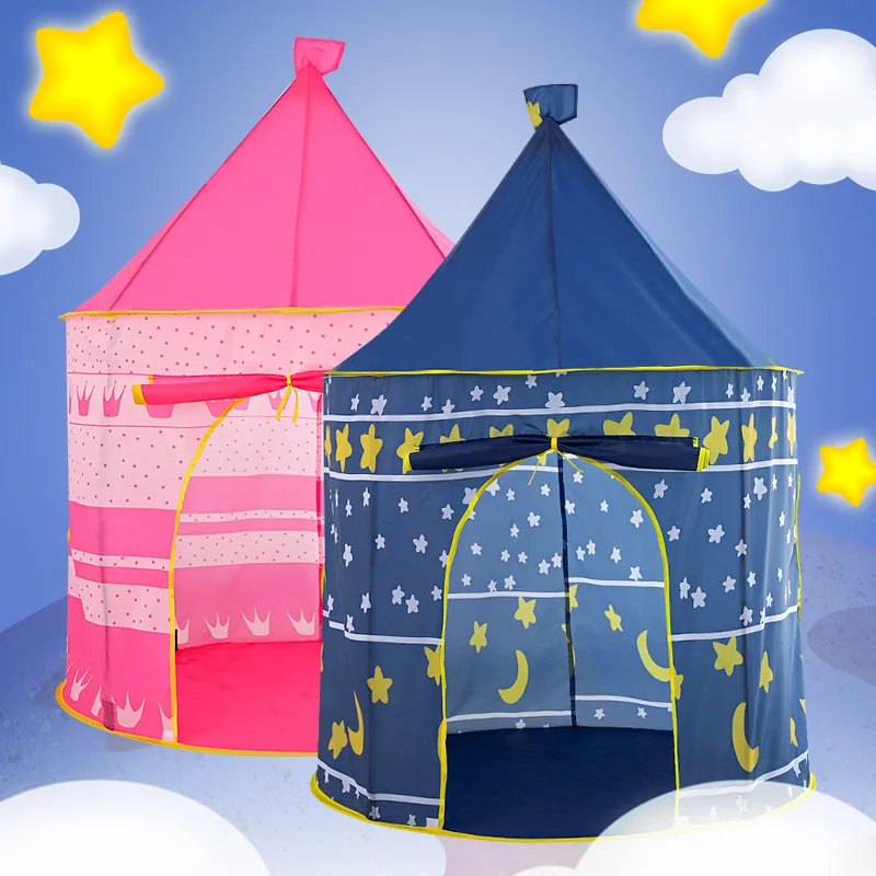 Wholesale Portable Indoor Outdoor Children Foldable Cotton Toy Tents Kids
