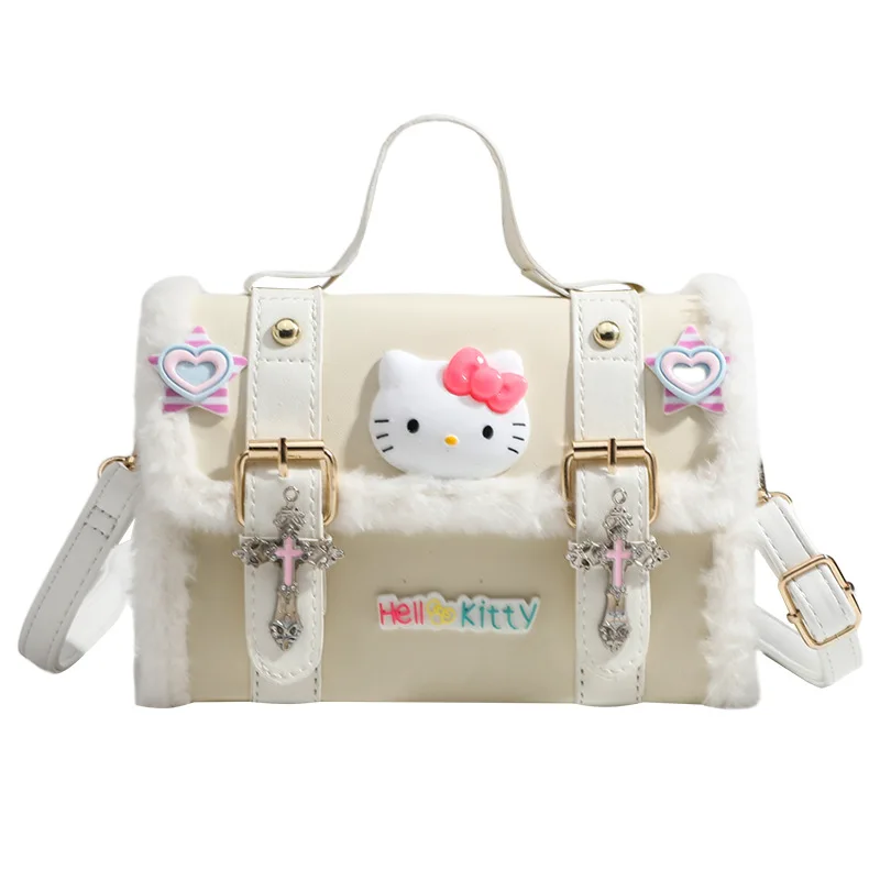 Новый милый и красивый Sanrio Hello Kitten My Melody Kuromi Kawaii кукла плюшевые сумки на плечо для девочек