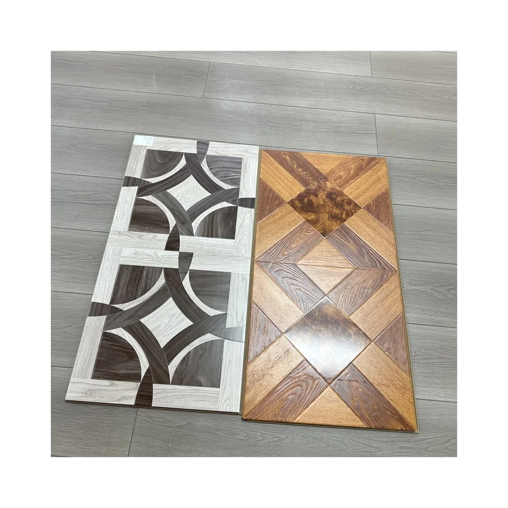Factory Customized Pattern 10mm 12mm HDF Parquet Wooden Flooring Laminate Flooring