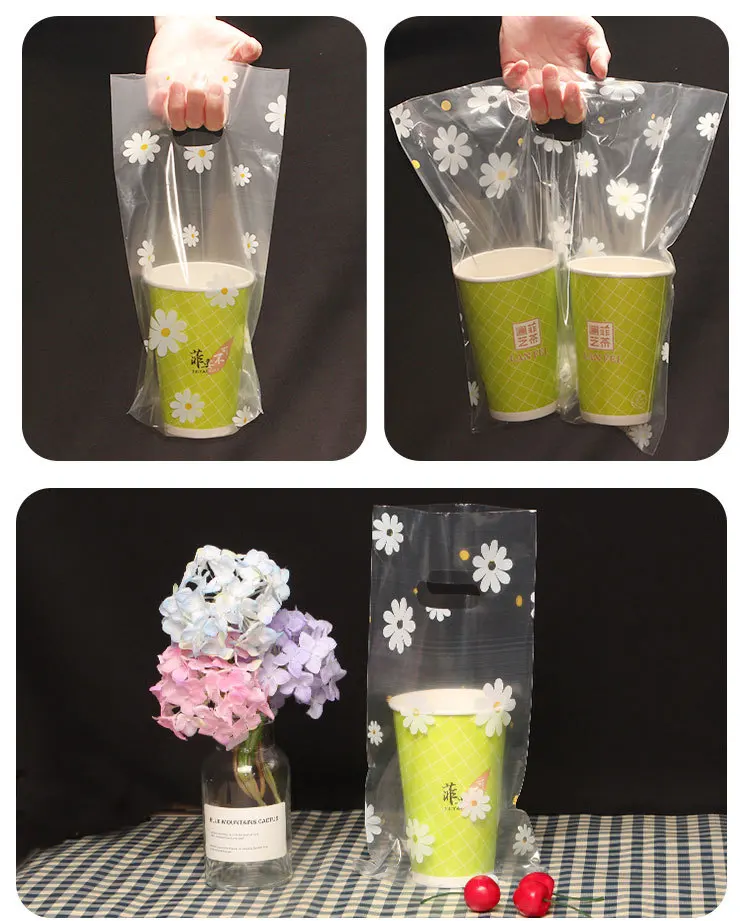 transparent plastic bag packaging