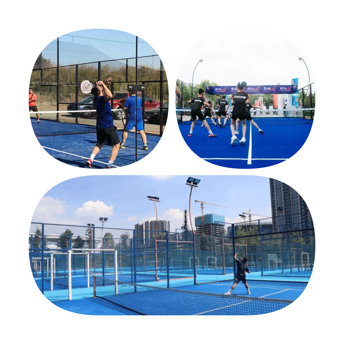 2024 New Padel Court Tennis and Cricket Combination Sports