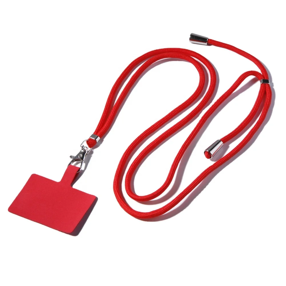 factory price custom brand print mobile phone lanyard neck strap