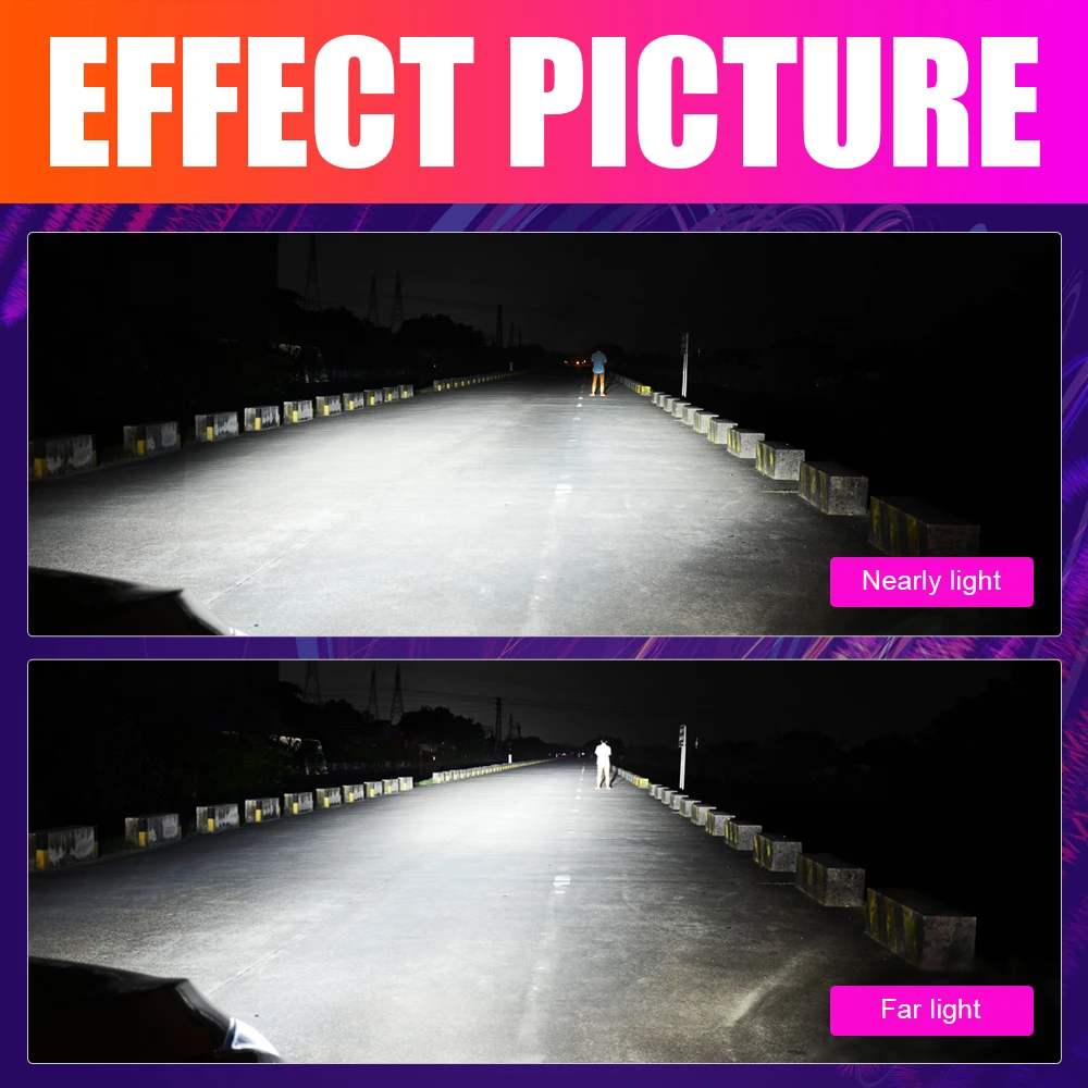 EURS H7 led H13 H11 3000K led headlight bulbs 6000K 8000K 50W 9000LM COB G8 4300k led light bulb