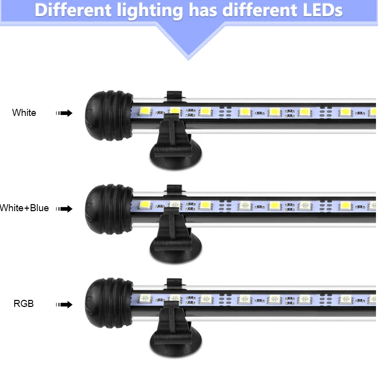 Оптовая продажа Светодиодная лампа для аквариума wrgb Led коралловый риф 16 цветов 4 режима Радиочастотный пульт дистанционного управления аквариумный резервуар украшение