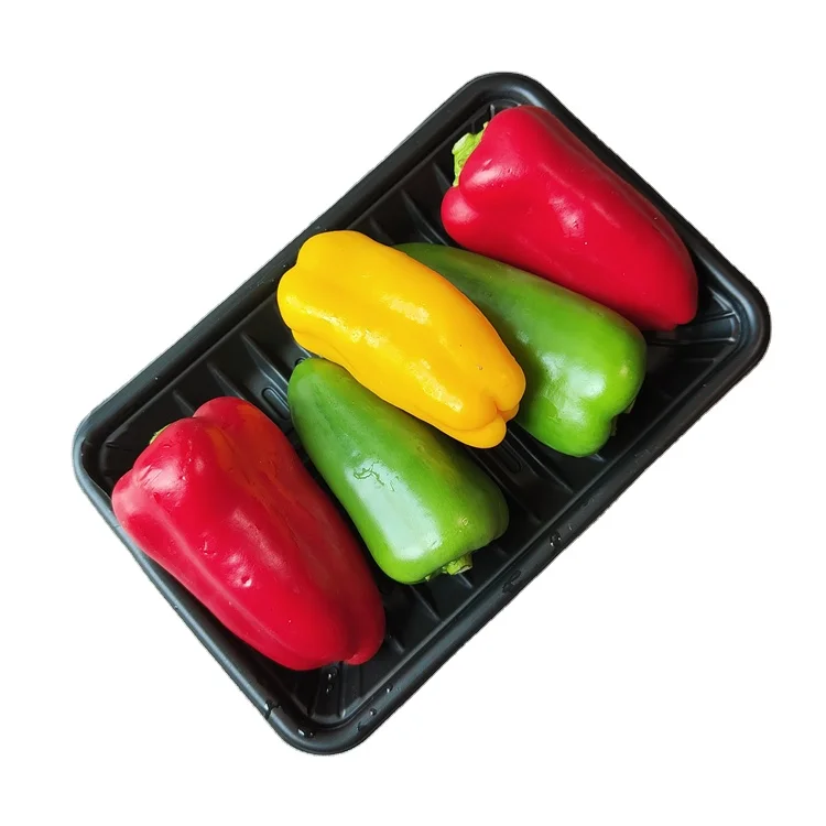 Wholesale Food Grade Fruit Plastic Tray Frozen Vegetable Meat Container PP Plastic Packaging Trays