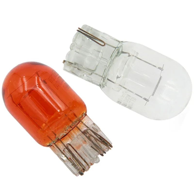 QIDEWIN Halogen light bulb T20 7443 7440 12v 24v amber white 21/5w car brake tail turn signal halogen light lamp bulb