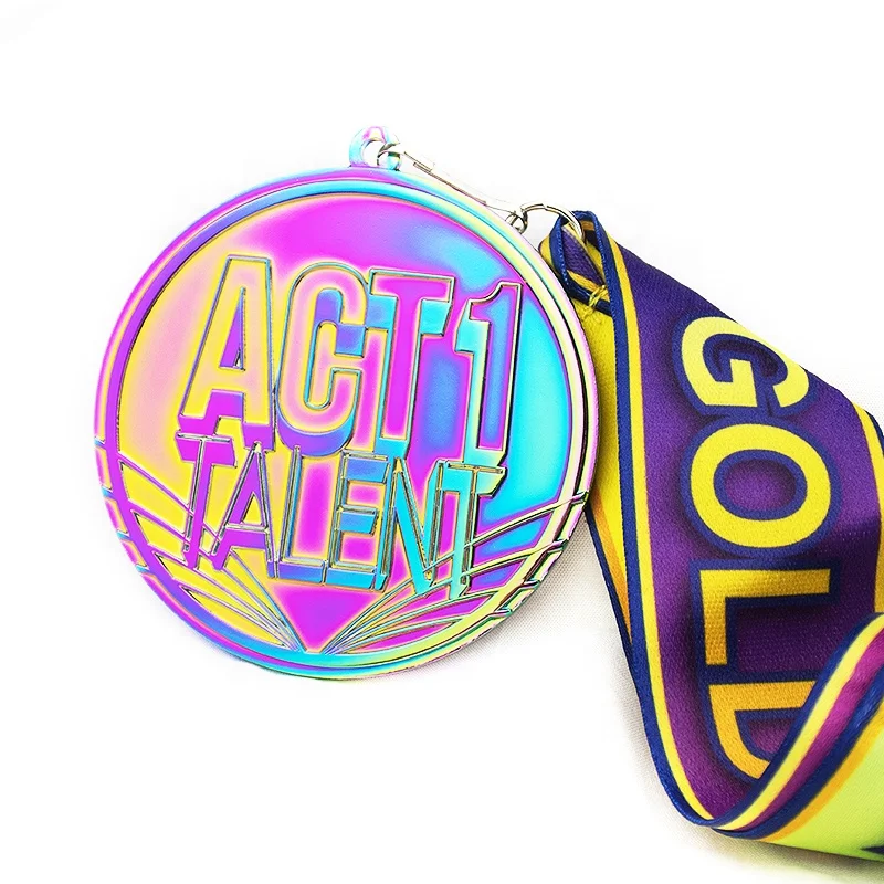 Custom Zinc Alloy Sport Dance Medal Colorful Plating medals sports dancing