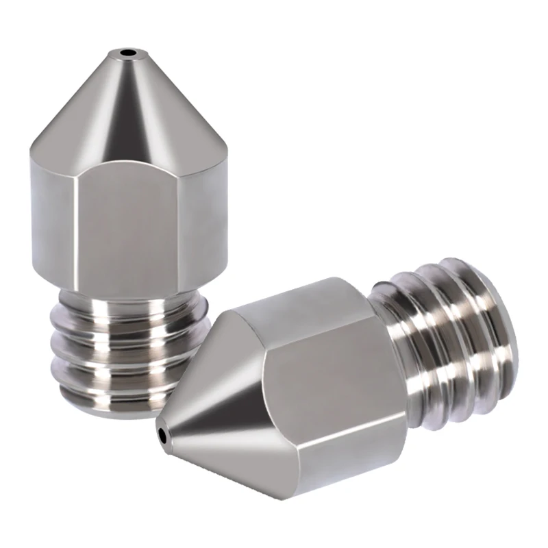 3D Printer Parts 0.2 0.3 0.4 0.5 0.6 0.8 1.0mm Titanium Alloy MK8 Nozzle
