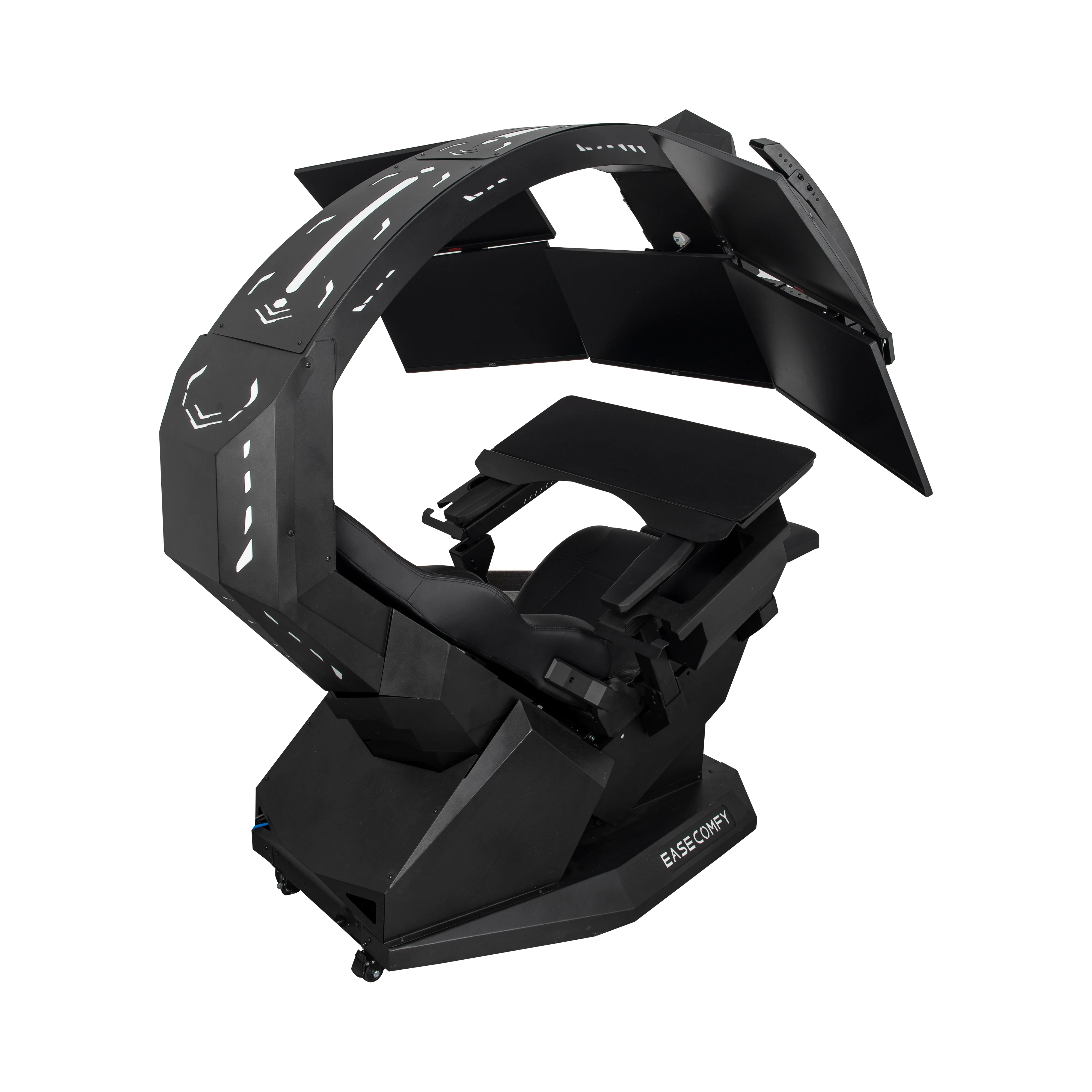 EASECOMFY T2 THRONE  zero gravity recline workstation home office racing chair cockpit gaming cockpit for monitors