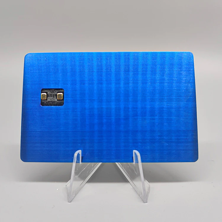 Custom logon Contactless Id Ic Smart Rfid Chip Metal Business Card