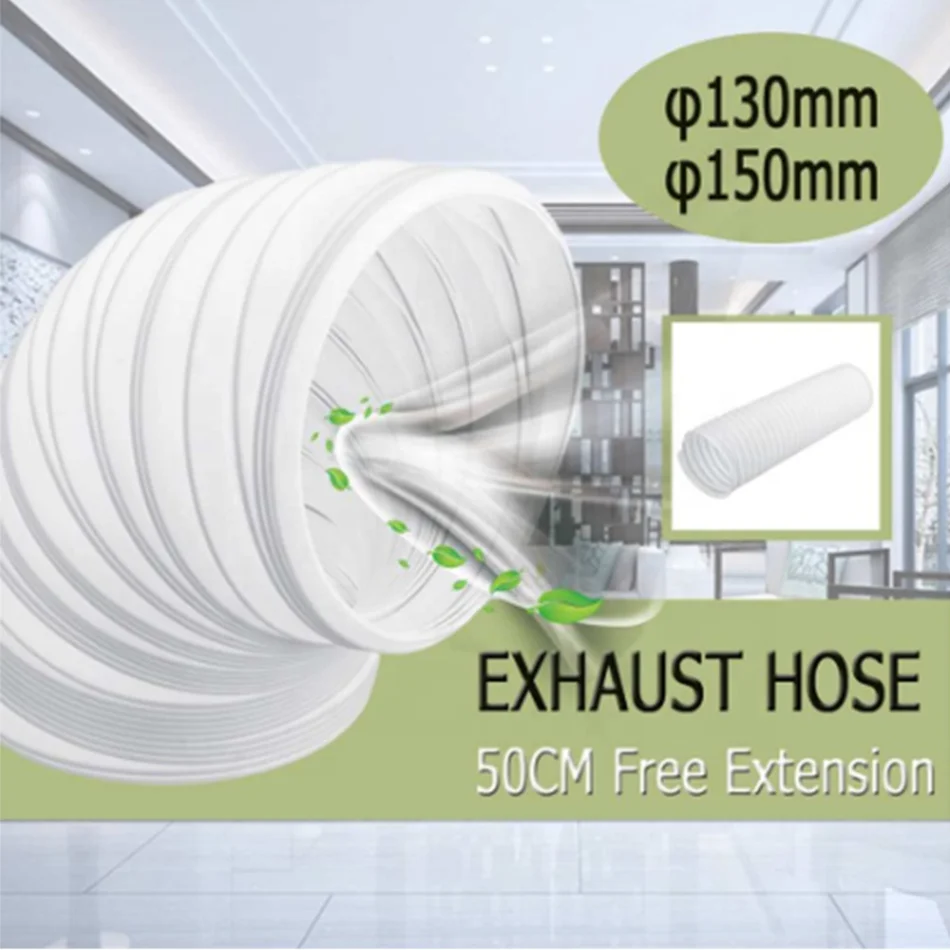 Custom Length Extendable Duct Vent Plastic Portable Exhaust Portable Air Condition Pipes Hose