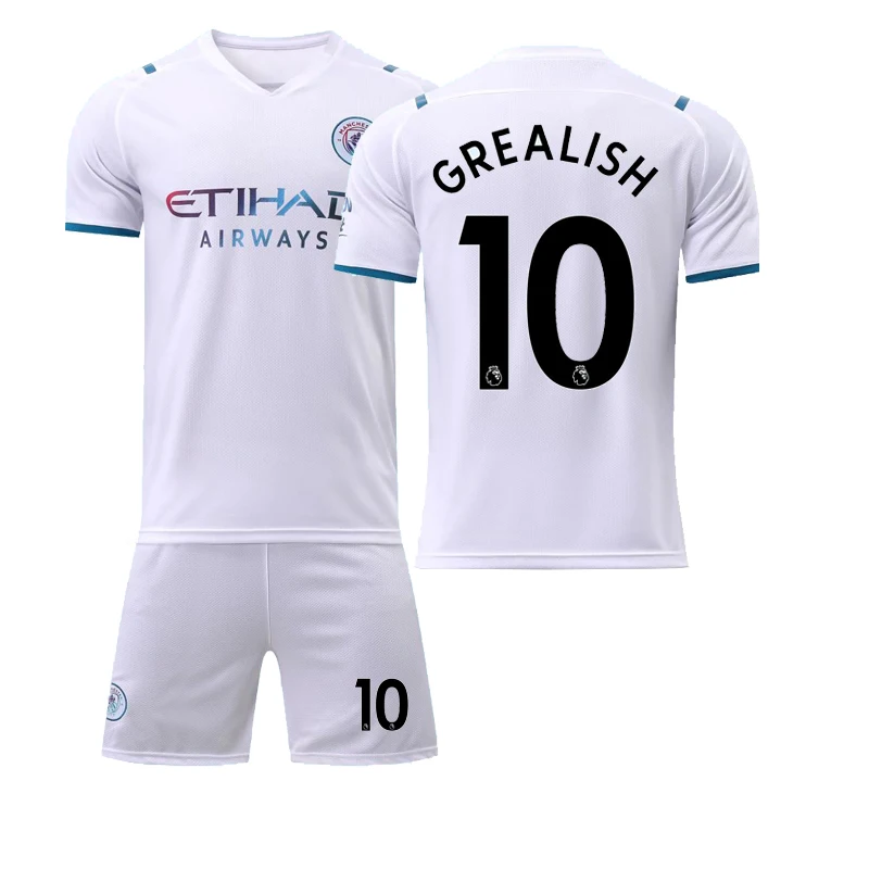 New Model Soccer Club Home White Printing Soccer Jersey Football Tracksuit Soccer Wear