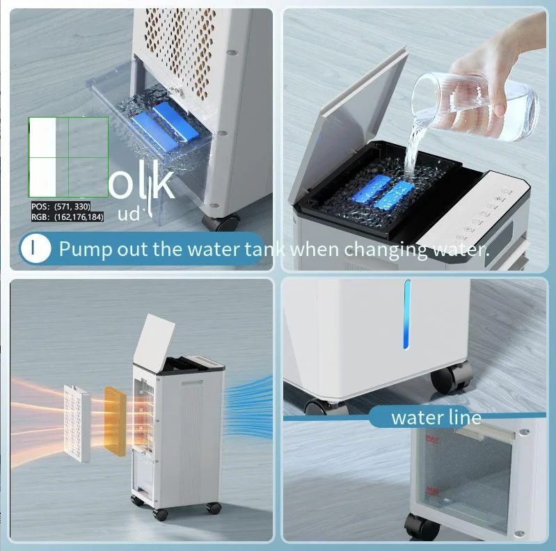 Hot Sale Humidifying air Cooler air Conditioner Fan Household Spray Refrigeration Fan air Conditioner Water-cooled Fan