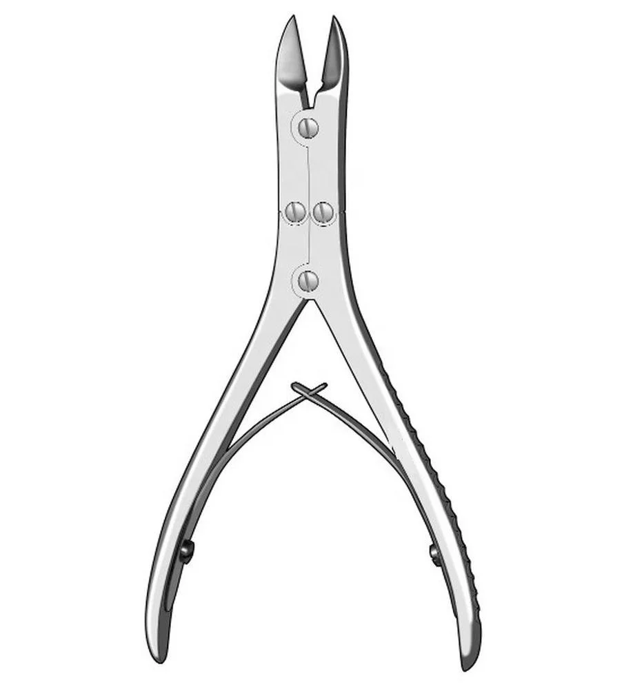 High Quality Ruskin Liston Forceps Straight Double Action Dental instruments Stainless steel