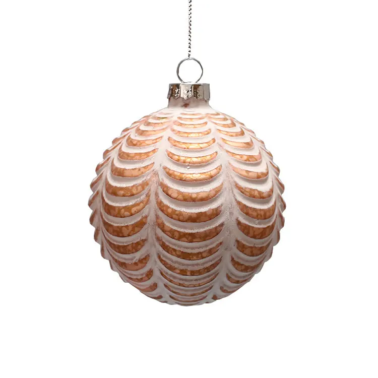 Wave Globe Hanging Christmas Tree Decoration Ornaments Glass Ball