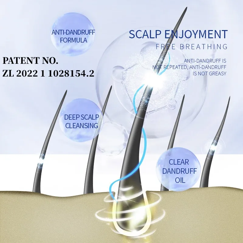 OEM/ODM shampoo and conditioner treat for tinea capitis scalp psoriasis malassezia folliculitis treatment for all types of hair