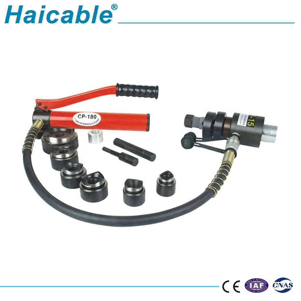 Hydraulic Knockout Punch Driver SKP-15 Photo Metal Hydraulic Hole Puncher