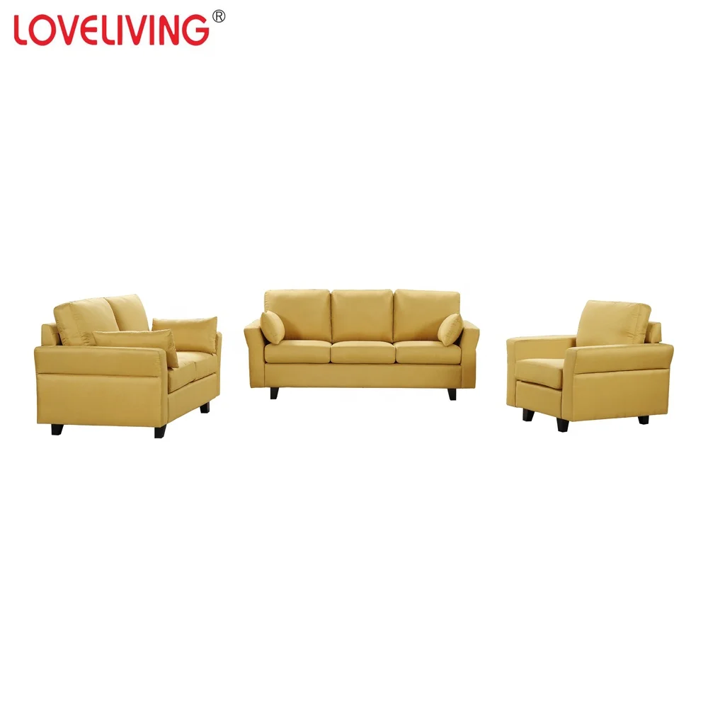 Simple Modern Nordic Corner 1+2+3 seater sofa Home living room furniture sofa