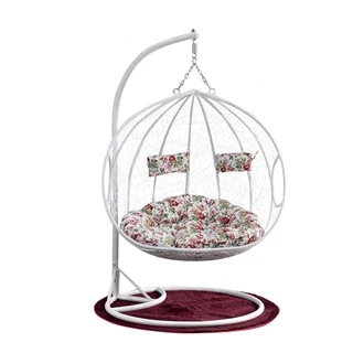 gazebo comfort cane crane rop roof fur swing lounge chair