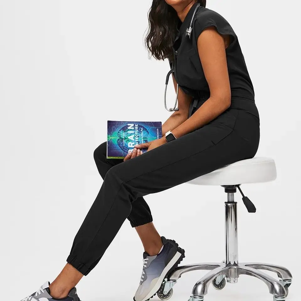 Custom Hospital Uniform Nursing Suit Jumpsuit Work Clothes Medical Nurse Women One Piece Plus Size Scrubs Uniforms Sets Jumpsuit