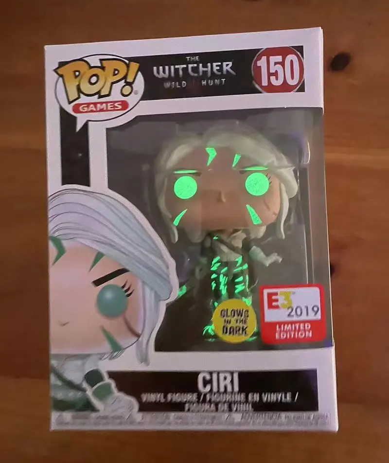 Funko Pop  The Witcher 3 Wild Hunt Geralt 149#Celie 150# Vinyl Figurine Dolls Action Figure Collection Cute Model Toys